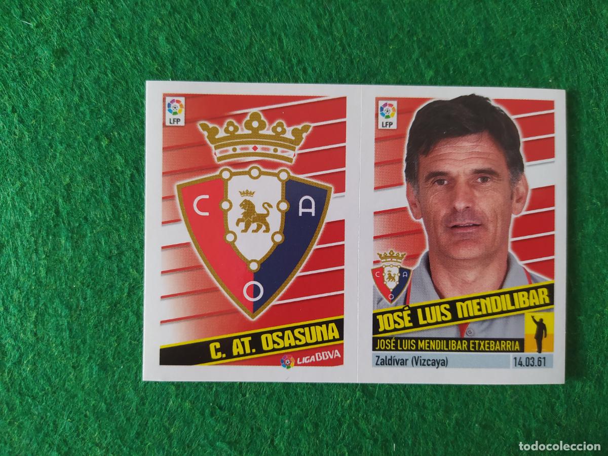 Cartes &agrave; collectionner de Football: LIGA ESTE 2013 2014 13/14 NUEVO SIN PEGAR ESCUDO / ENTRENADOR N&ordm; 14 OSASUNA