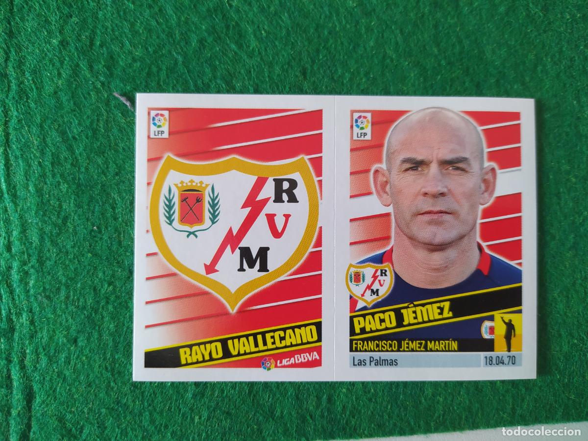 Cartes &agrave; collectionner de Football: LIGA ESTE 2013 2014 13/14 NUEVO SIN PEGAR ESCUDO / ENTRENADOR N&ordm; 15 RAYO VALLECANO