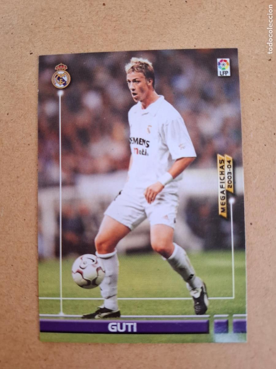 Cromos de F&uacute;tbol: MEGAFICHAS 2003 2004 03 04 - PANINI - 159 GUTI - REAL MADRID (CM)