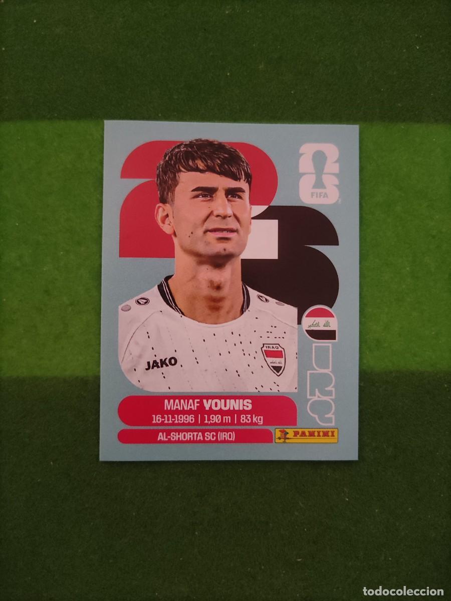Cromos de F&uacute;tbol: Younis Iraq IRQ 8 Sticker Mundial 2026 FIFA World Cup / Sin pegar
