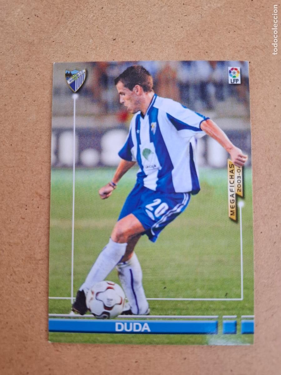 Cromos de F&uacute;tbol: MEGAFICHAS 2003 2004 03 04 - PANINI - 174 BIS DUDA - M&Aacute;LAGA CF (CM)