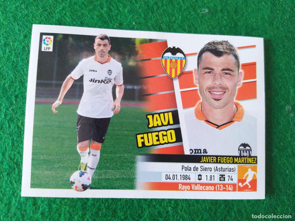 Cromos de F&uacute;tbol: LIGA ESTE 2013 2014 13/14 NUEVO SIN PEGAR FICHAJE N&ordm; 9 JAVI FUEGO VALENCIA