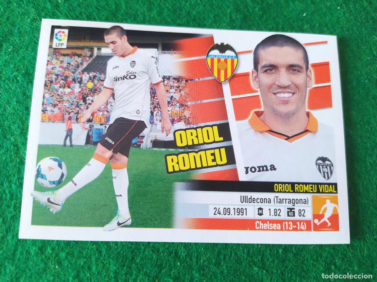 Cromos de F&uacute;tbol: LIGA ESTE 2013 2014 13/14 NUEVO SIN PEGAR FICHAJE N&ordm; 22 ORIOL ROMEU