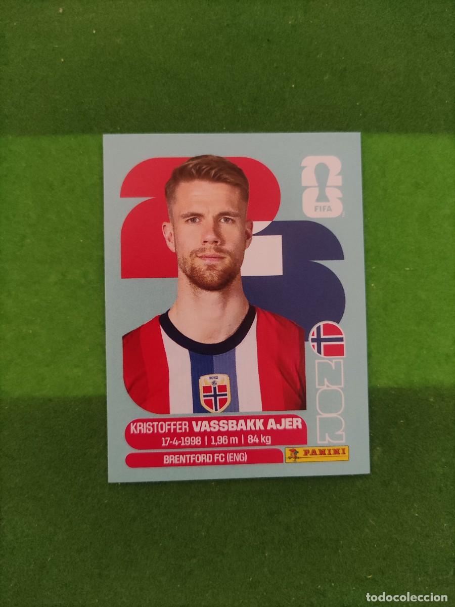 Cromos de F&uacute;tbol: Vassbakk Ajer Noruega NOR 5 Sticker Mundial 2026 FIFA World Cup / Sin pegar