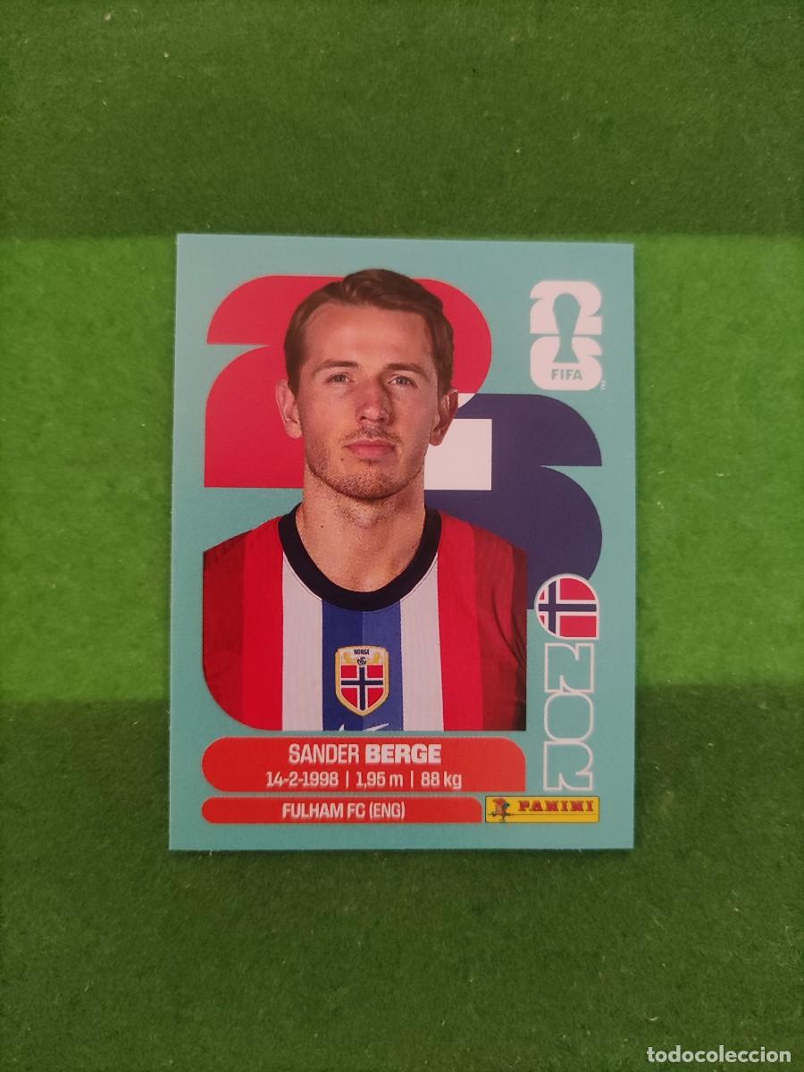 Cartes &agrave; collectionner de Football: Berge Noruega NOR 11 Sticker Mundial 2026 FIFA World Cup / Sin pegar