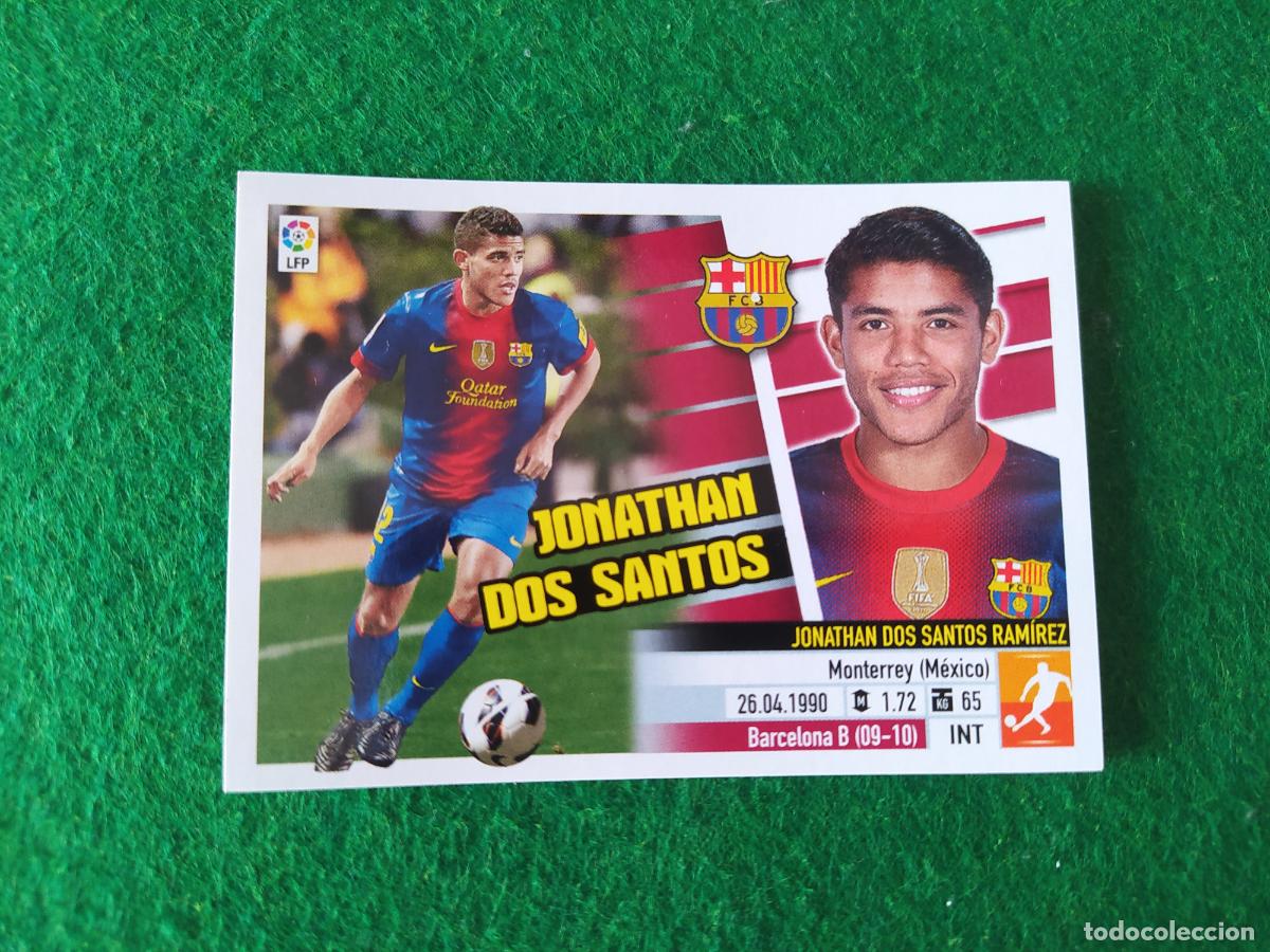 Cartes &agrave; collectionner de Football: LIGA ESTE 2013 2014 13/14 NUEVO SIN PEGAR COLOCA JONATHAN DOS SANTOS FC BARCELONA