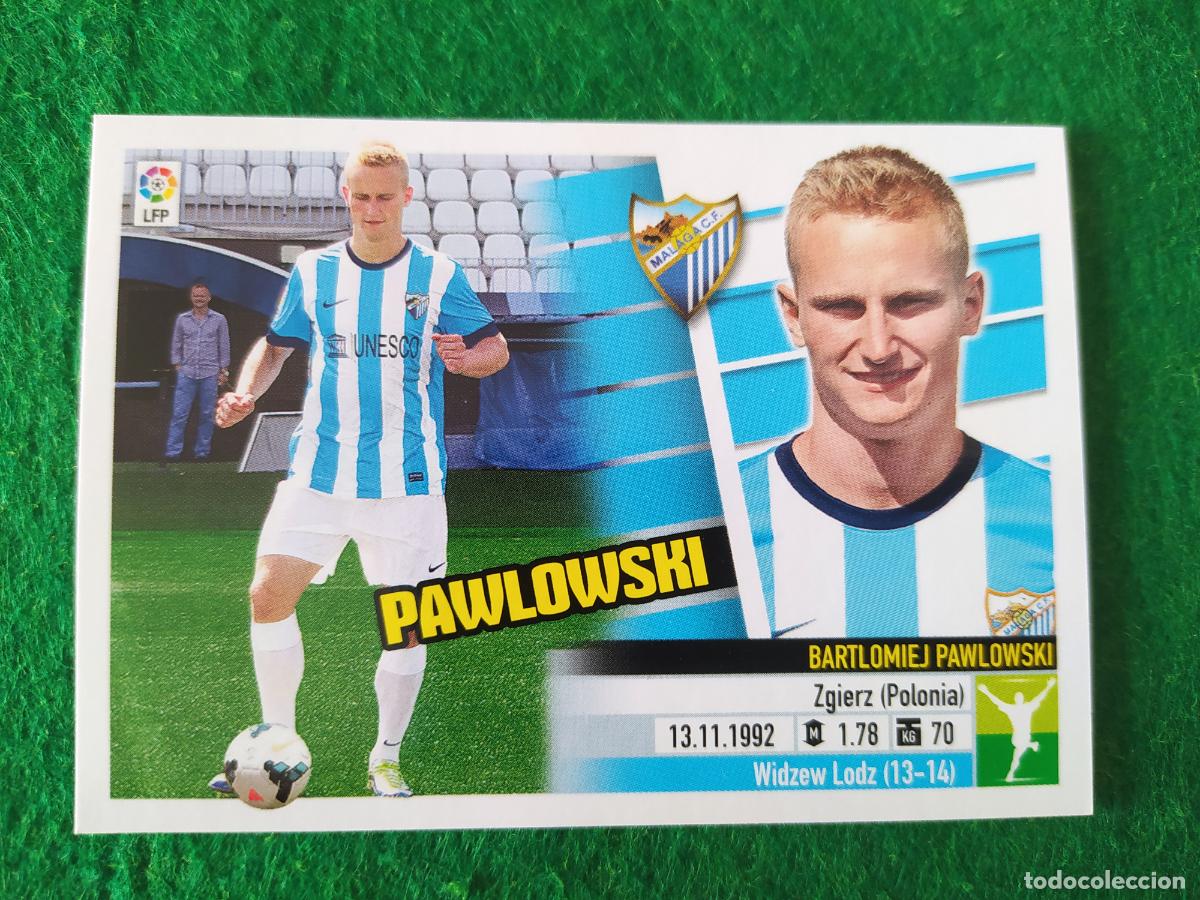 Cartes &agrave; collectionner de Football: LIGA ESTE 2013 2014 13/14 NUEVO SIN PEGAR COLOCA PAWLOWSKI MALAGA