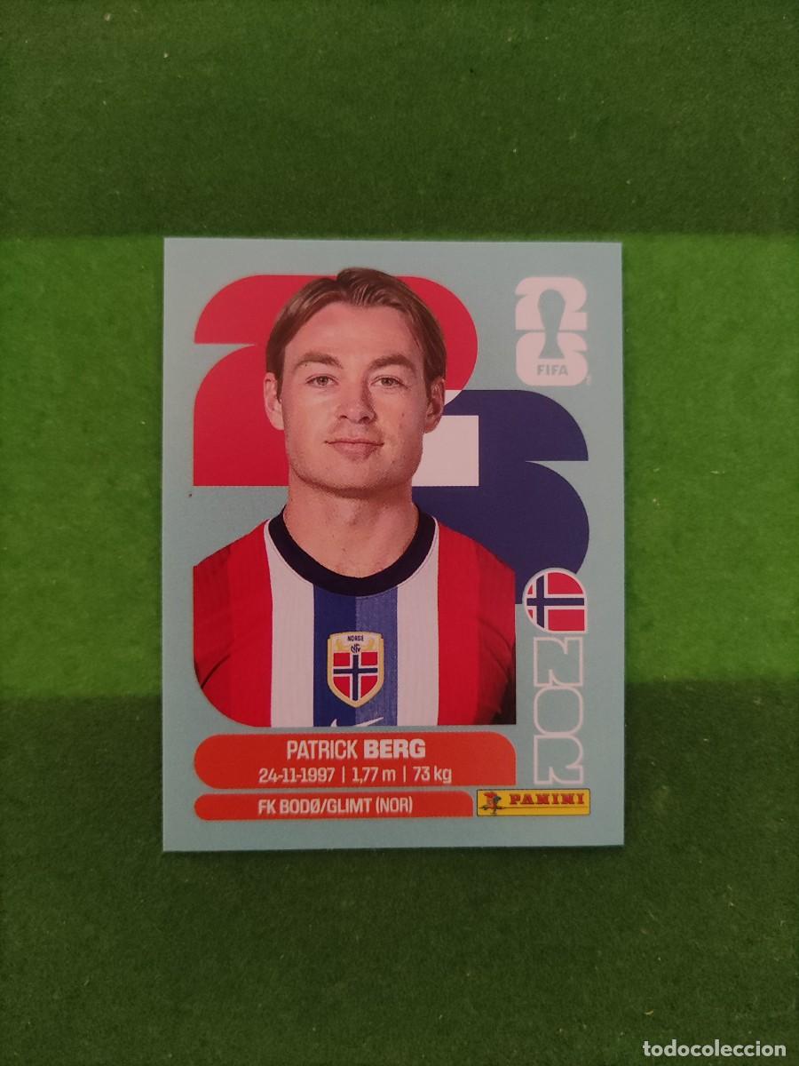 Cartes &agrave; collectionner de Football: Berg Noruega NOR 14 Sticker Mundial 2026 FIFA World Cup / Sin pegar