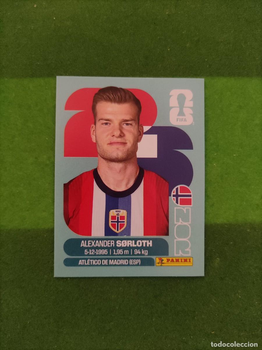 Cartes &agrave; collectionner de Football: Sorloth Noruega NOR 16 Sticker Mundial 2026 FIFA World Cup / Sin pegar