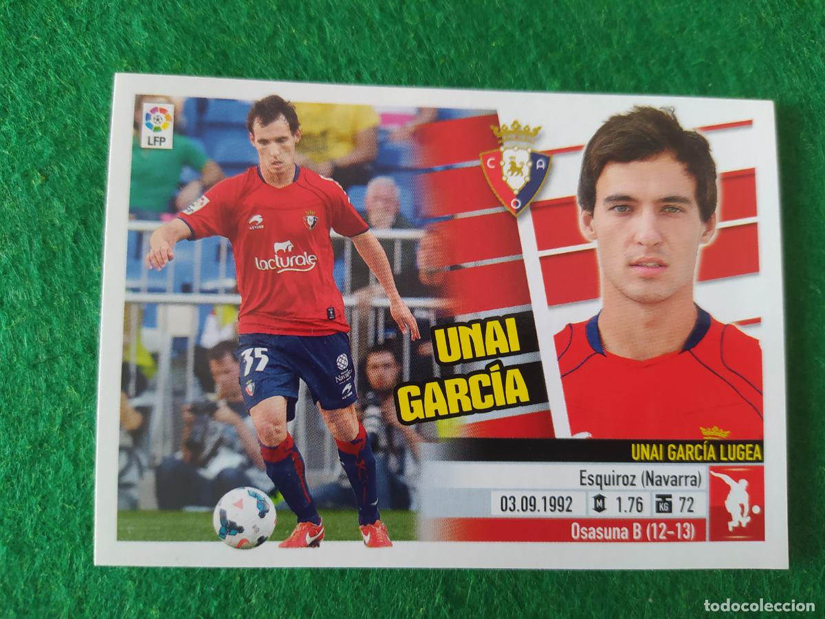 Cartes &agrave; collectionner de Football: LIGA ESTE 2013 2014 13/14 NUEVO SIN PEGAR COLOCA UNAI GARCIA OSASUNA