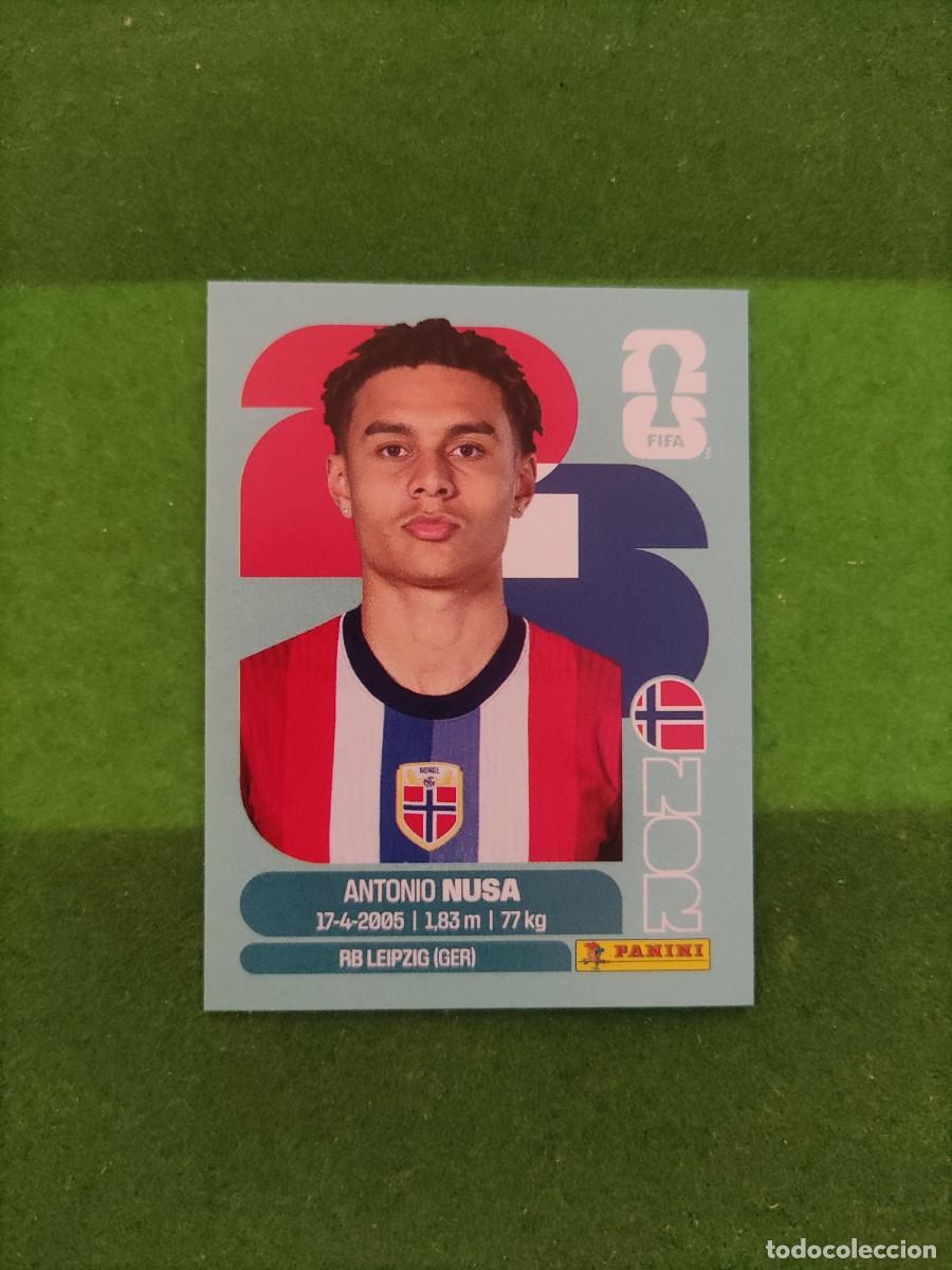 Cromos de F&uacute;tbol: Nusa Noruega NOR 19 Sticker Mundial 2026 FIFA World Cup / Sin pegar