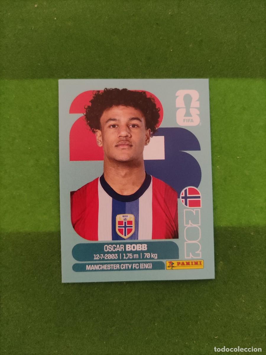 Cromos de F&uacute;tbol: Bobb Noruega NOR 20 Sticker Mundial 2026 FIFA World Cup / Sin pegar