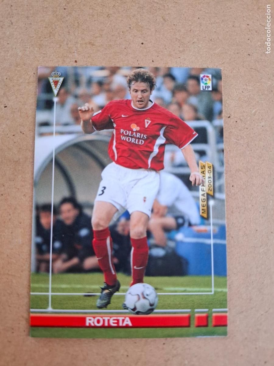 Cromos de F&uacute;tbol: MEGAFICHAS 2003 2004 03 04 - PANINI - 206 BIS ROTETA - REAL MURCIA (CM)