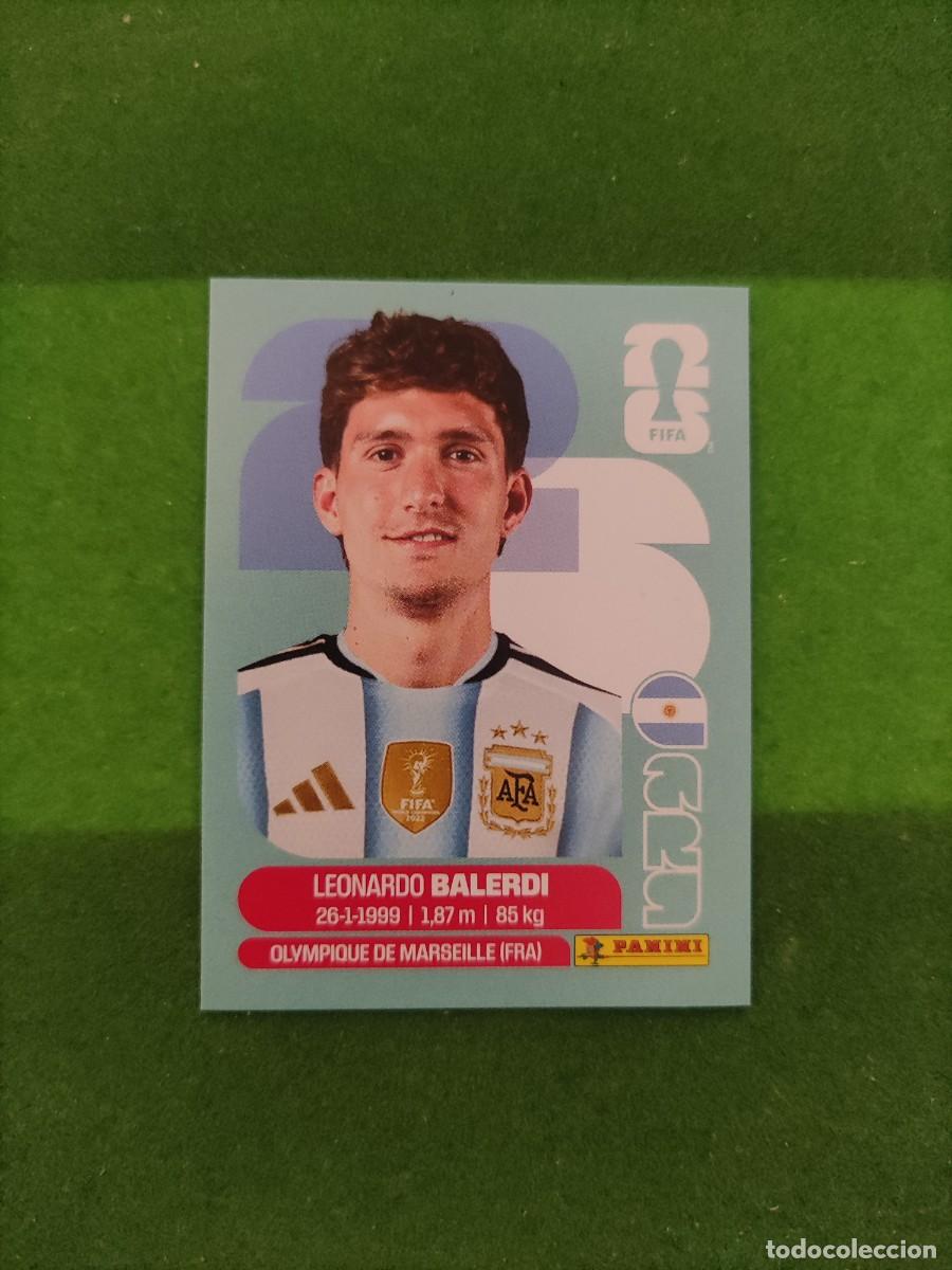 Cromos de F&uacute;tbol: Balerdi Argentina ARG 7 Sticker Mundial 2026 FIFA World Cup / Sin pegar