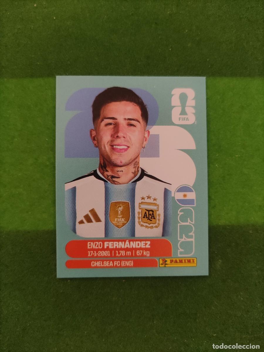 Cromos de F&uacute;tbol: Enzo Fern&aacute;ndez Argentina ARG 8 Sticker Mundial 2026 FIFA World Cup / Sin pegar