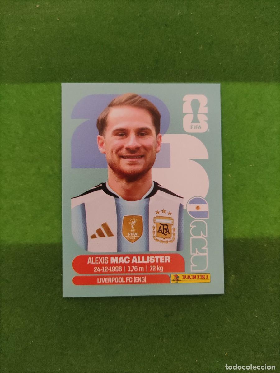 Cromos de F&uacute;tbol: Mac Allister Argentina ARG 9 Sticker Mundial 2026 FIFA World Cup / Sin pegar