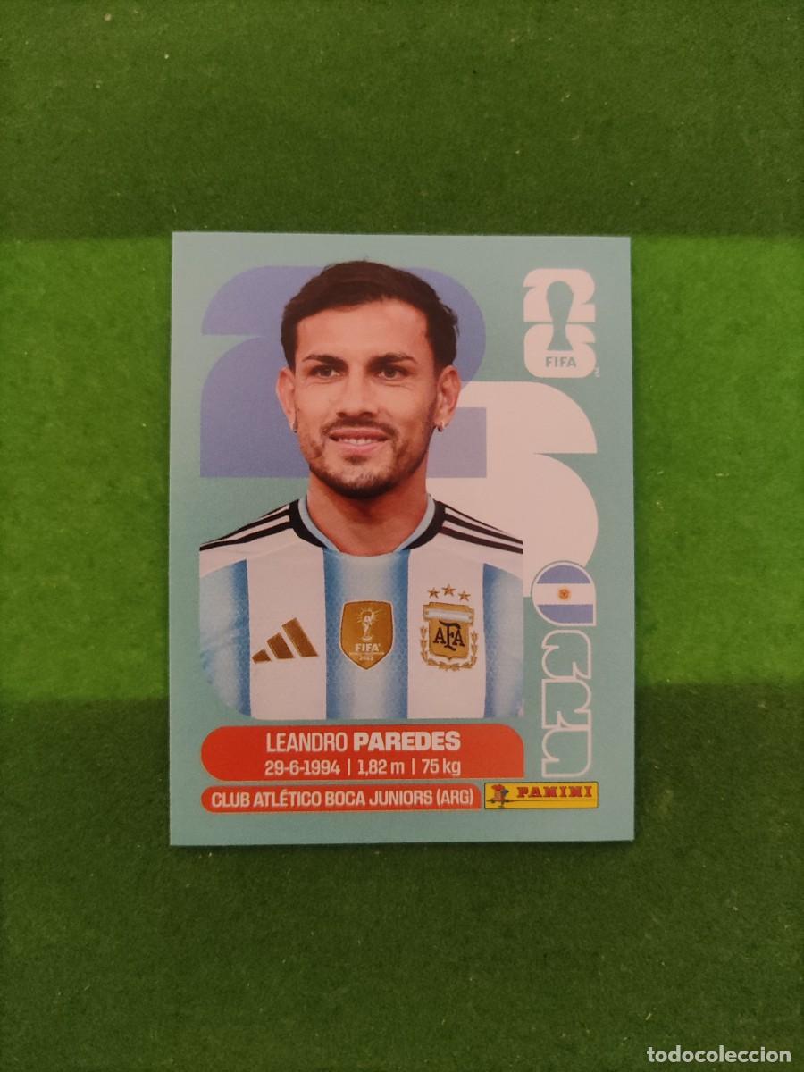 Cromos de F&uacute;tbol: Paredes Argentina ARG 12 Sticker Mundial 2026 FIFA World Cup / Sin pegar