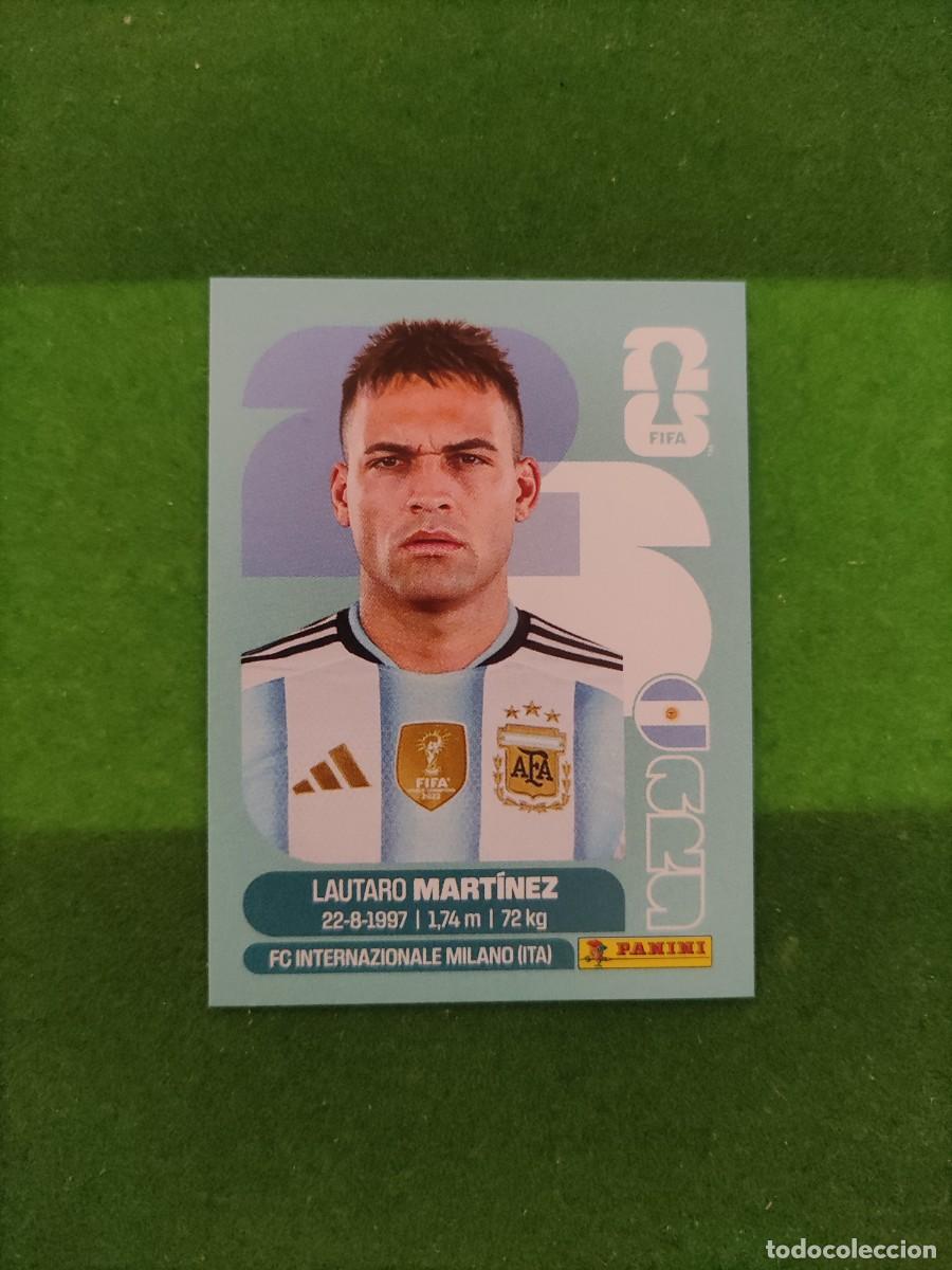 Cromos de F&uacute;tbol: Lautaro Mart&iacute;nez Argentina ARG 18 Sticker Mundial 2026 FIFA World Cup / Sin pegar