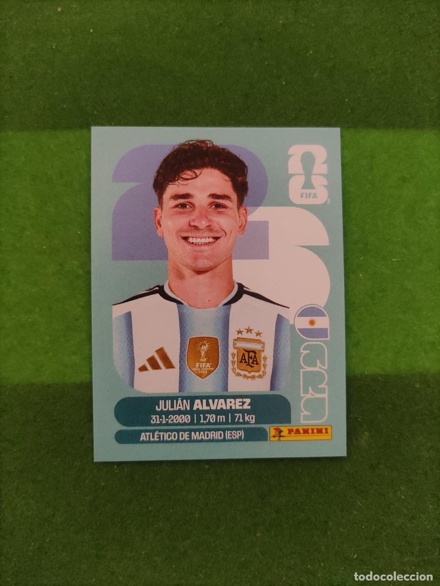 Cromos de F&uacute;tbol: Juli&aacute;n &Aacute;lvarez Argentina ARG 19 Sticker Mundial 2026 FIFA World Cup / Sin pegar