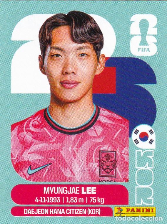 Cromos de F&uacute;tbol: FIFA WORLD CUP 2026 * MYUNGJAE LEE N&ordm; 9 * DE KOREA - NUEVO DE SOBRE (A-18)