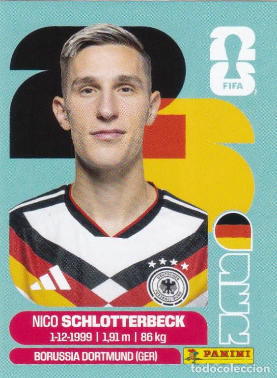 Cartes &agrave; collectionner de Football: FIFA WORLD CUP 2026 * NICO SCHLOTTERBECK N&ordm; 5 * DE ALEMANIA - NUEVO DE SOBRE (A-18)