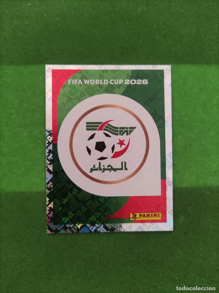 Cartes &agrave; collectionner de Football: Escudo Argelia ALG 1 Sticker Mundial 2026 FIFA World Cup / Sin pegar