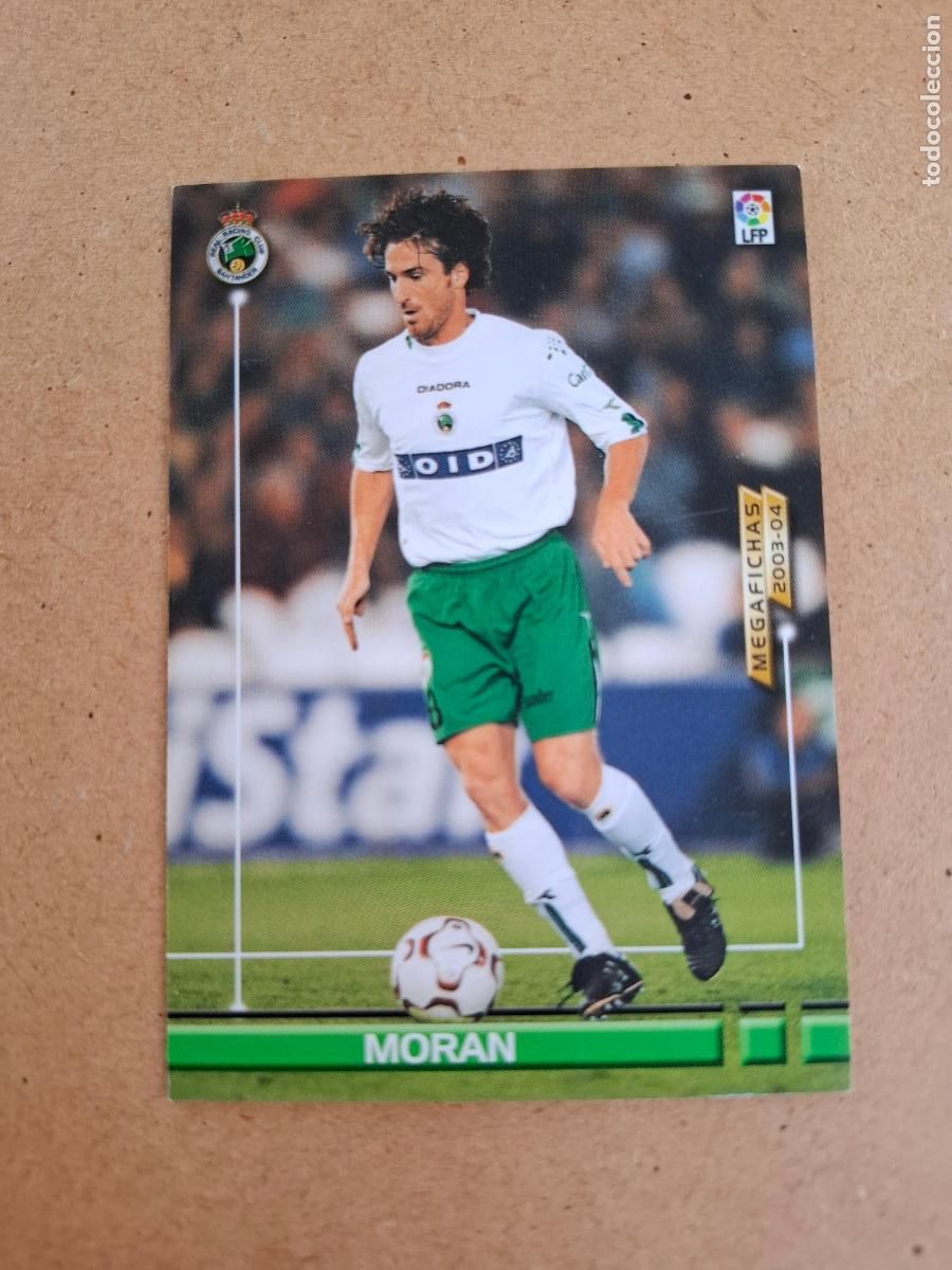 Figurine di Calcio: MEGAFICHAS 2003 2004 03 04 - PANINI - 243 BIS MOR&Aacute;N - RACING CLUB (CM)