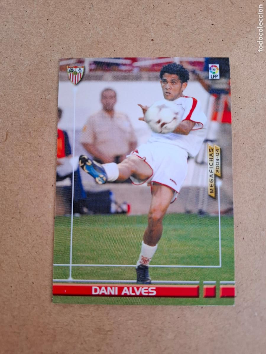 Cartes &agrave; collectionner de Football: MEGAFICHAS 2003 2004 03 04 - PANINI - 261 DANI ALVES - SEVILLA FC (CM)