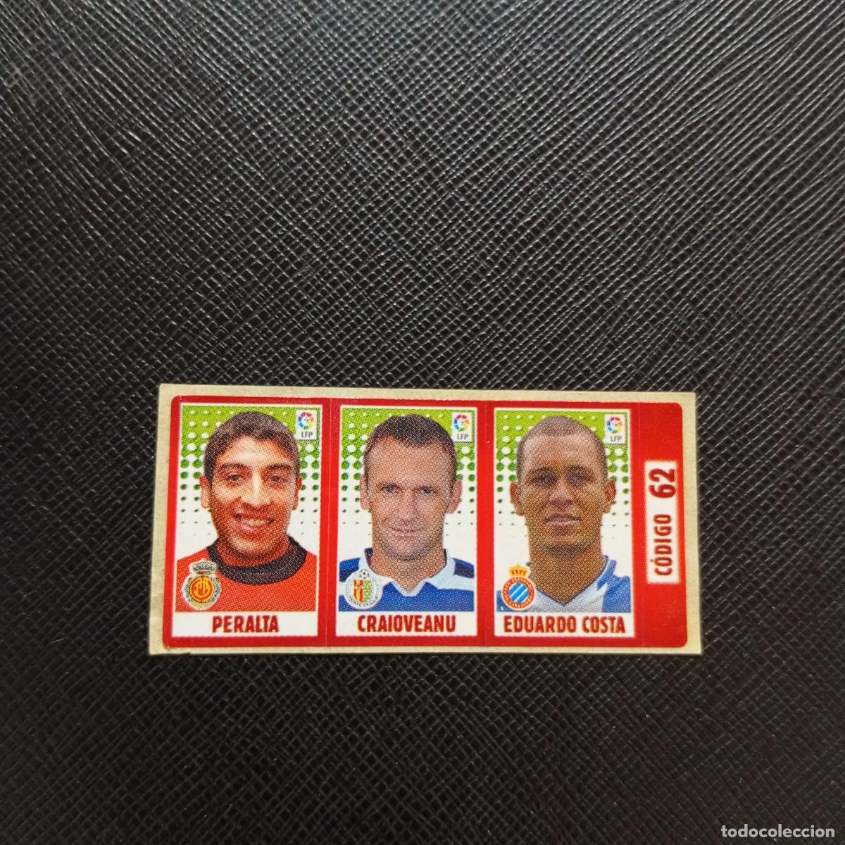 Cromos de F&uacute;tbol: CODIGO 62 PERALTA CRAIOVEANU EDUARDO COST CHICLE LIGA DE LAS ESTRELLAS 2005 2006 SIN PEGAR - A71 PG5