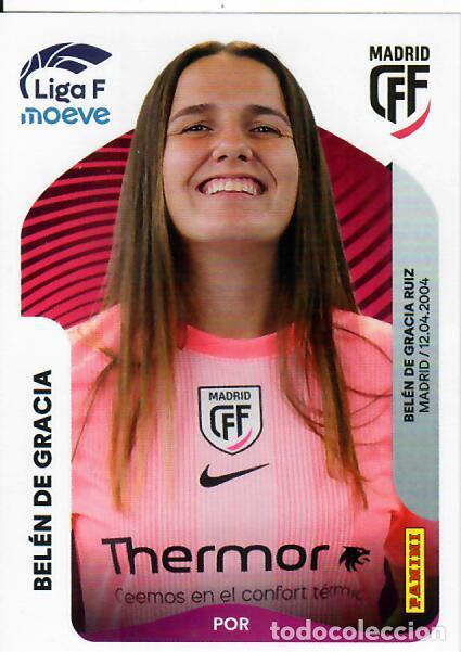 Cromos de F&uacute;tbol: CROMO PANINI LIGA FEMENINA F 2025-26 (25 - 26) - N&ordm; 245 - BEL&Eacute;N DE GRACIA - MADRID CFF