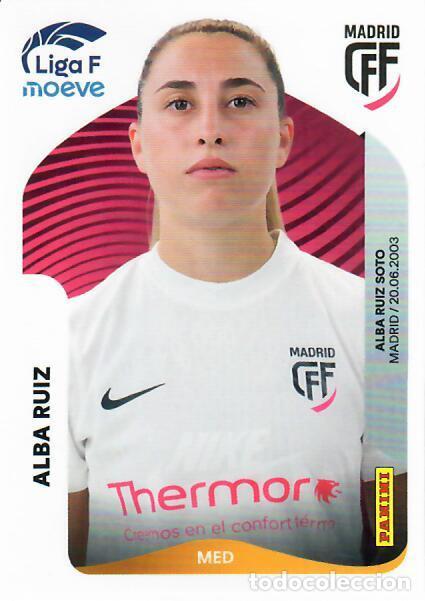 Cromos de F&uacute;tbol: CROMO PANINI LIGA FEMENINA F 2025-26 (25 - 26) - N&ordm; 254 - ALBA RUIZ - MADRID CFF