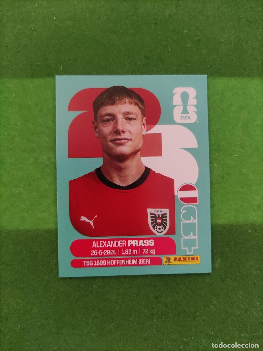Cromos de F&uacute;tbol: Prass Austria AUT 9 Sticker Mundial 2026 FIFA World Cup / Sin pegar