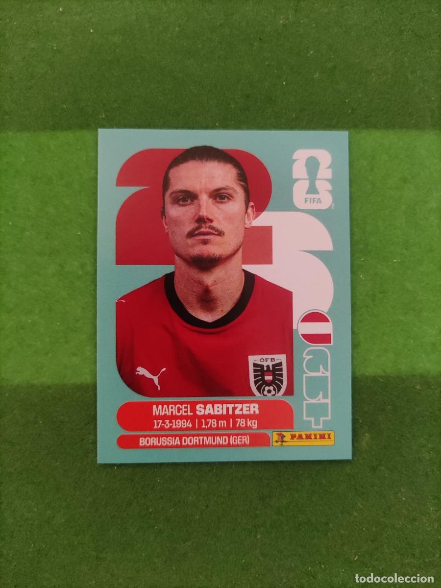 Cromos de F&uacute;tbol: Sabitzer Austria AUT 11 Sticker Mundial 2026 FIFA World Cup / Sin pegar