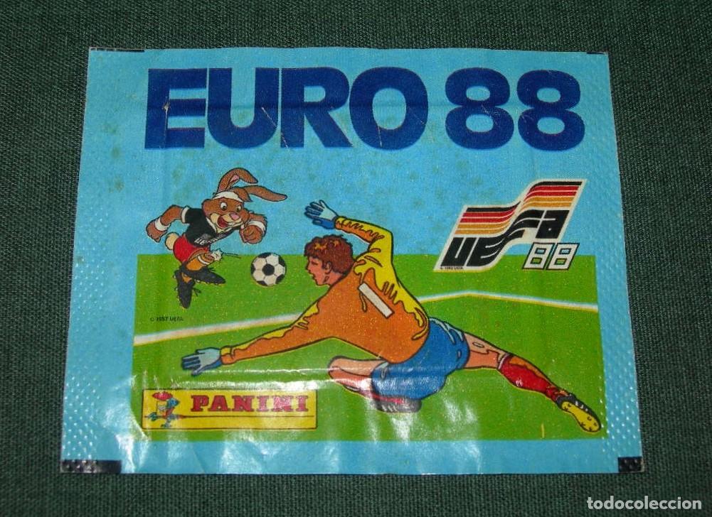 Cromos de F&uacute;tbol: SOBRE DE CROMOS SIN ABRIR &Aacute;LBUM / COLECCI&Oacute;N F&Uacute;TBOL EURO 88 - EUROCOPA UEFA 1988 - PANINI -