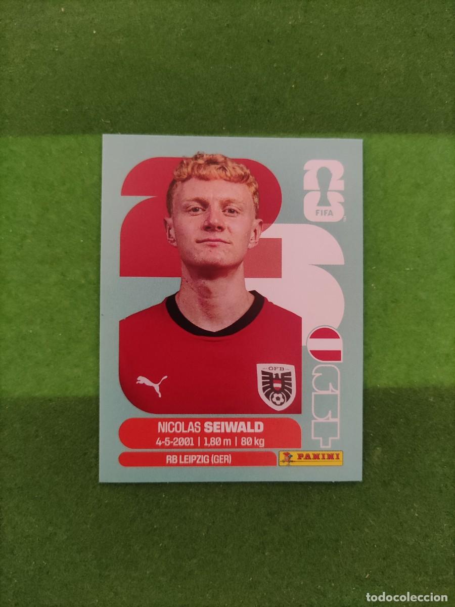 Cromos de F&uacute;tbol: Seiwald Austria AUT 15 Sticker Mundial 2026 FIFA World Cup / Sin pegar