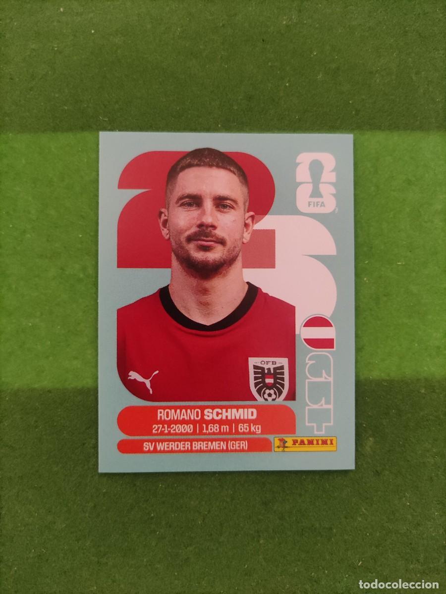 Cromos de F&uacute;tbol: Schmid Austria AUT 16 Sticker Mundial 2026 FIFA World Cup / Sin pegar