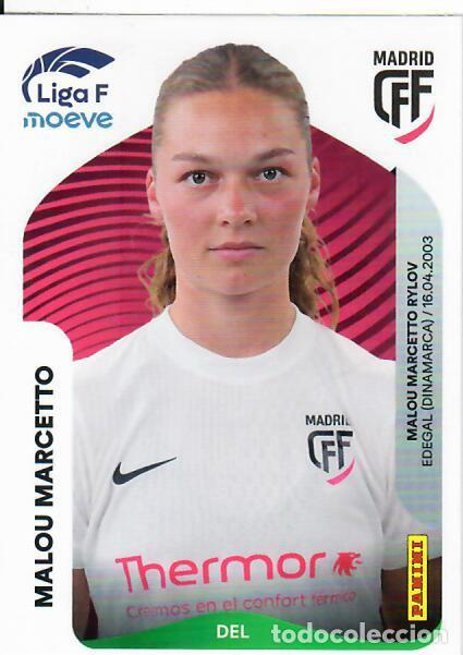 Cromos de F&uacute;tbol: CROMO PANINI LIGA FEMENINA F 2025-26 (25 - 26) - N&ordm; 256 - MALOU MARCETTO - MADRID CFF