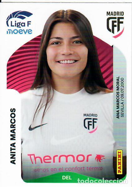 Cromos de F&uacute;tbol: CROMO PANINI LIGA FEMENINA F 2025-26 (25 - 26) - N&ordm; 258 - ANITA MARCOS - MADRID CFF