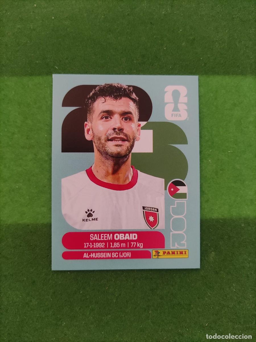 Cromos de F&uacute;tbol: Obaid Jordania JOR 7 Sticker Mundial 2026 FIFA World Cup / Sin pegar