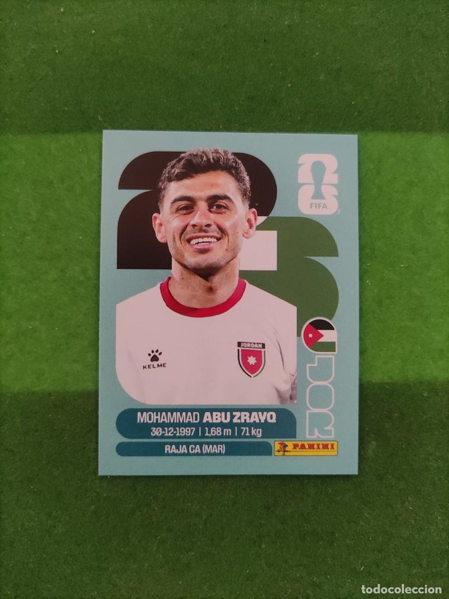 Cromos de F&uacute;tbol: Abu Zrayq Jordania JOR 19 Sticker Mundial 2026 FIFA World Cup / Sin pegar