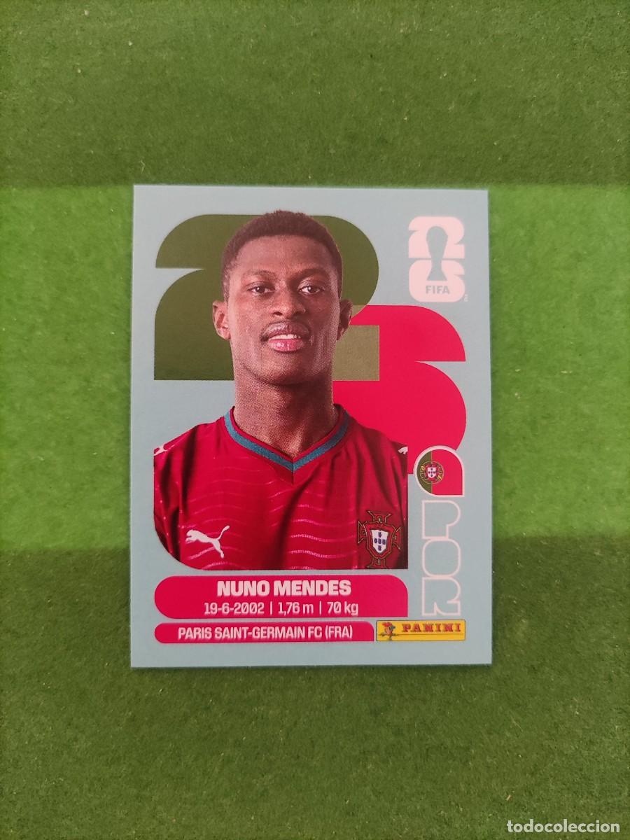 Cromos de F&uacute;tbol: Nuno Mendes Portugal POR 7 Sticker Mundial 2026 FIFA World Cup / Sin pegar