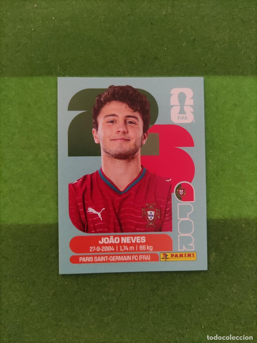 Cromos de F&uacute;tbol: Joāo Neves Portugal POR 14 Sticker Mundial 2026 FIFA World Cup / Sin pegar