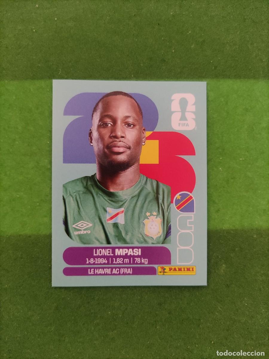 Cromos de F&uacute;tbol: Mpasi Rep&uacute;blica del Congo COD 2 Sticker Mundial 2026 FIFA World Cup / Sin pegar