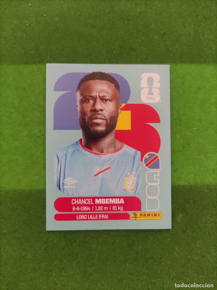 Cromos de F&uacute;tbol: Mbemba Rep&uacute;blica del Congo COD 6 Sticker Mundial 2026 FIFA World Cup / Sin pegar