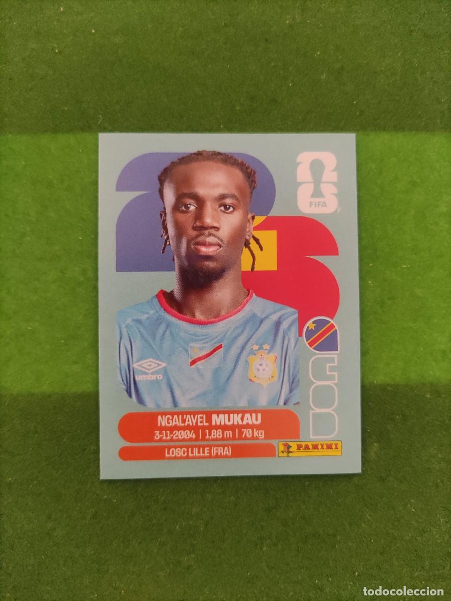 Cromos de F&uacute;tbol: Mukau Rep&uacute;blica del Congo COD 9 Sticker Mundial 2026 FIFA World Cup / Sin pegar