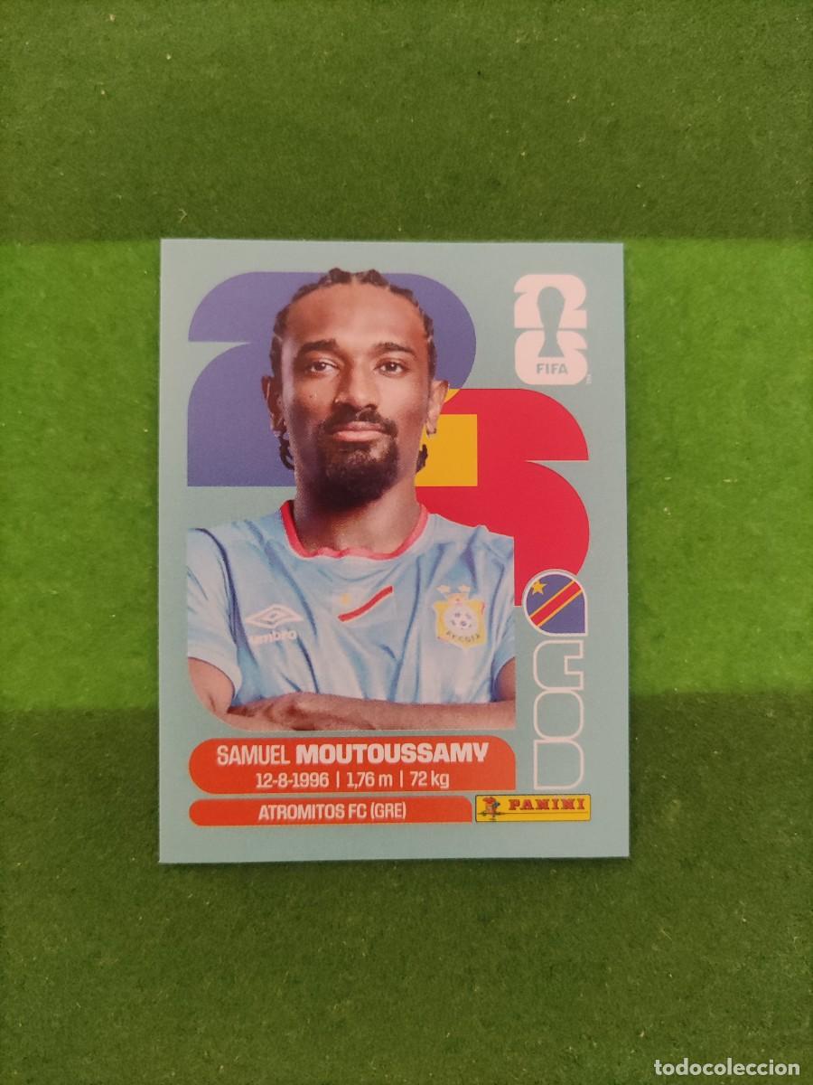 Cromos de F&uacute;tbol: Moutoussamy Rep&uacute;blica del Congo COD 11 Sticker Mundial 2026 FIFA World Cup / Sin pegar