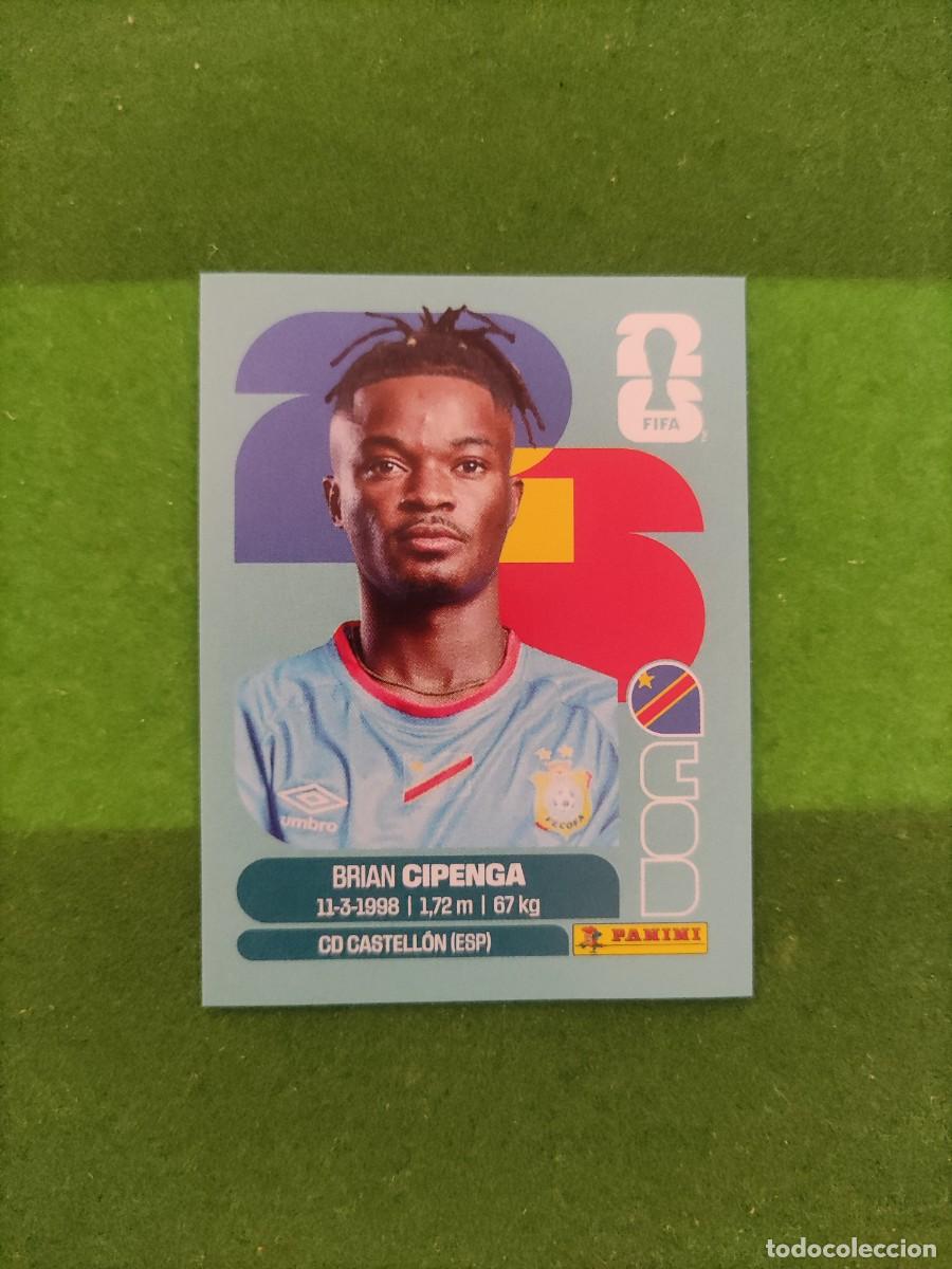 Cromos de F&uacute;tbol: Cipenga Rep&uacute;blica del Congo COD 17 Sticker Mundial 2026 FIFA World Cup / Sin pegar