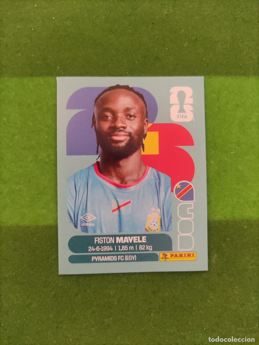 Cromos de F&uacute;tbol: Mayele Rep&uacute;blica del Congo COD 18 Sticker Mundial 2026 FIFA World Cup / Sin pegar
