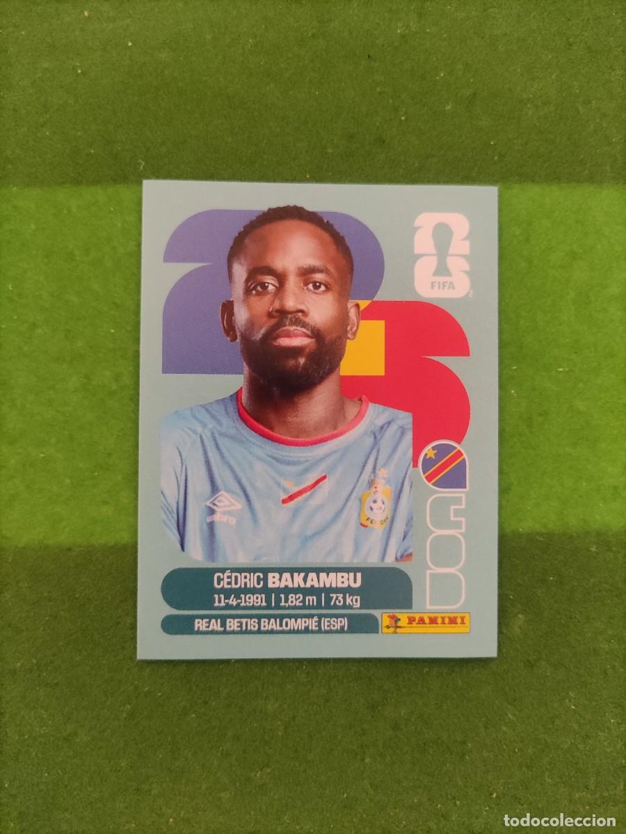 Cromos de F&uacute;tbol: Bakambu Rep&uacute;blica del Congo COD 19 Sticker Mundial 2026 FIFA World Cup / Sin pegar
