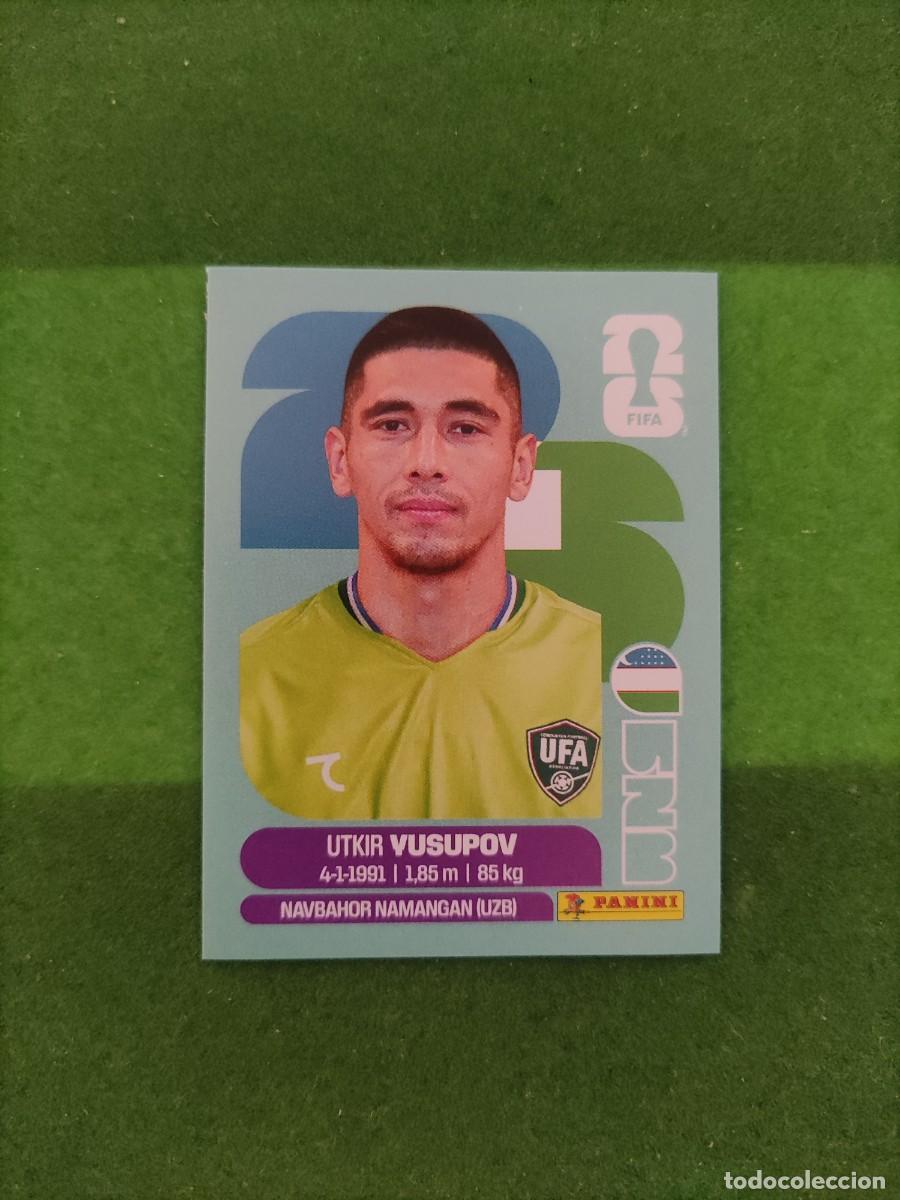 Cromos de F&uacute;tbol: Yusupov Uzbekist&aacute;n UZB 2 Sticker Mundial 2026 FIFA World Cup / Sin pegar